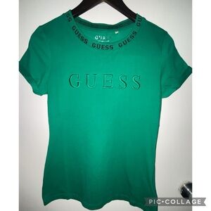 GUESS Emerald Green Short Sleeve Tee